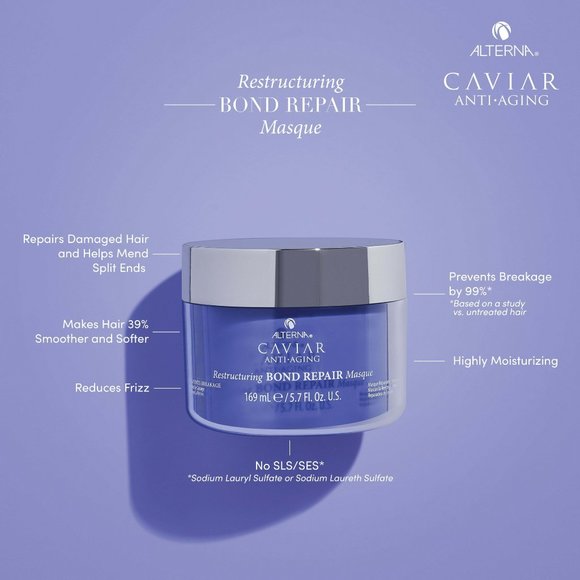 Alterna Caviar Anti-Aging Restructuring Bond Repair Masque Refill 5.7oz Free 🎁 - Picture 3 of 6